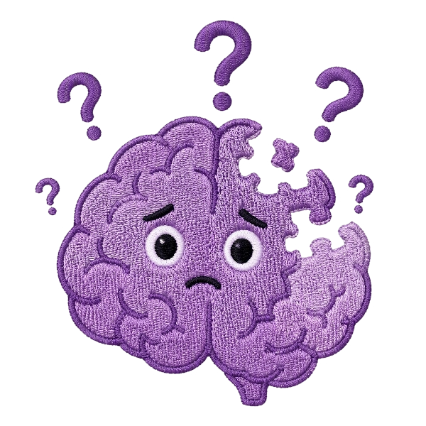 Purple brain patch — Dementia and Alzheimers Care